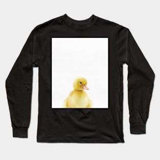 Baby Duck, Nursery, Animal, Kids room, Modern art, Wall decor Long Sleeve T-Shirt